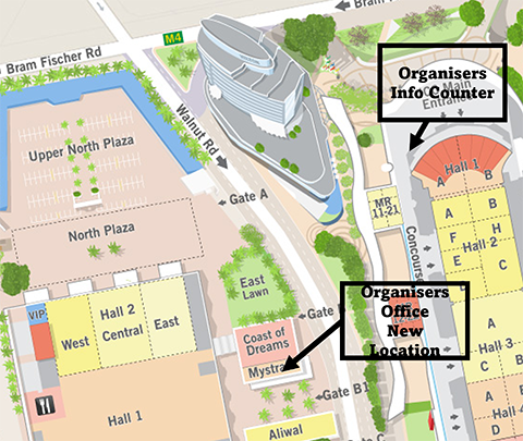 Organisers Office New Location - Mystrals DEC Area